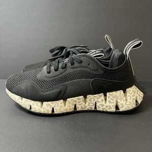 Reebok Dynamica Black Leopard Woman's Sz 7.5 GV8806 Athletic Comfort